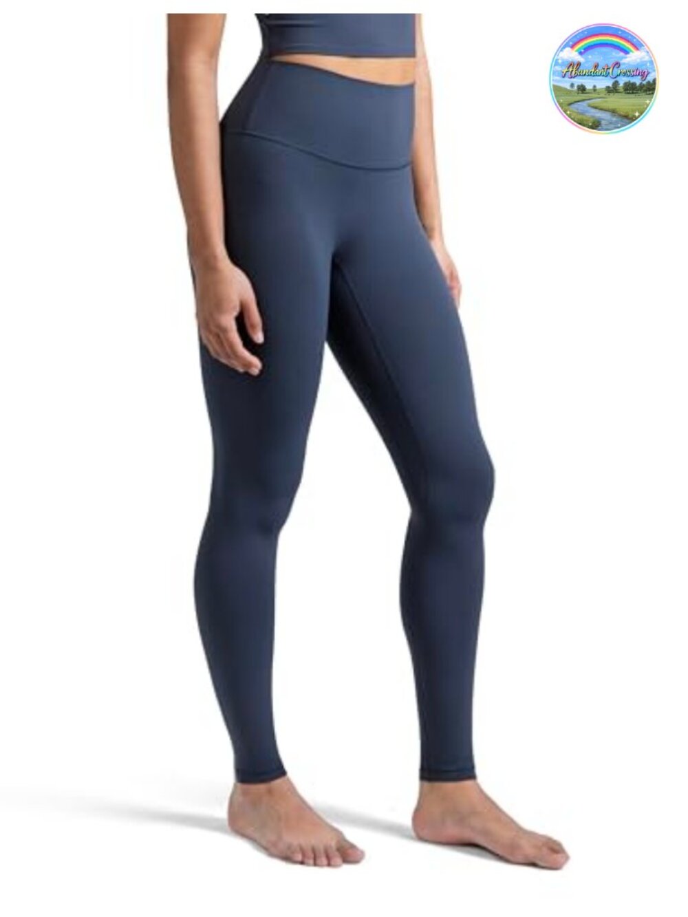Dreamlux No Front Seam Leggings High Rise Yoga Pilates 28" Inseam